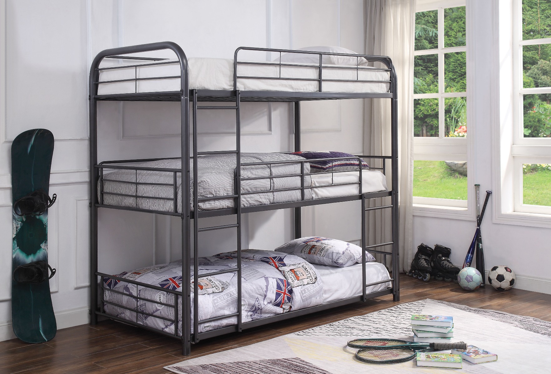 Cairo Triple Bunk Bed - Full